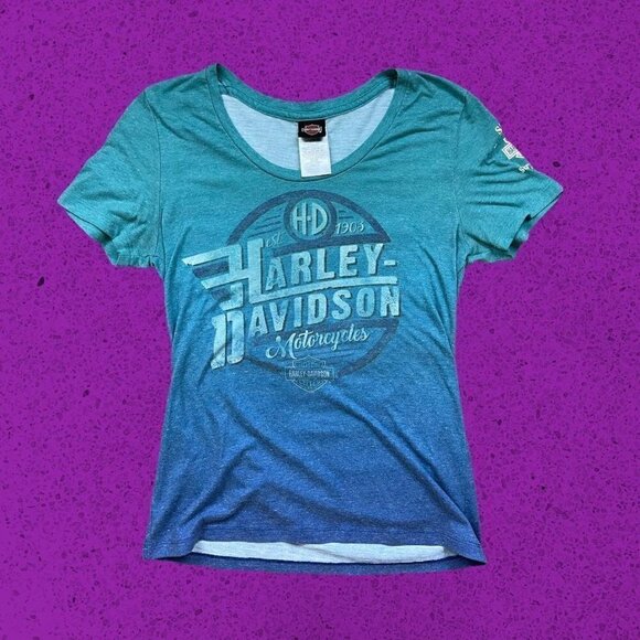 Y2k womens Harley Davidson top - Picture 1 of 4